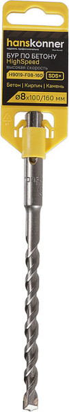 Бур Hanskonner H9019-F08-160 - фото