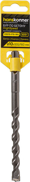 Бур Hanskonner H9019-F10-160 - фото