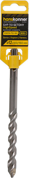 Бур Hanskonner H9019-F12-160 - фото