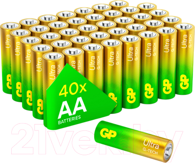 Комплект батареек GP Batteries Ultra LR6/15AUETA21EAN-2S2 - фото
