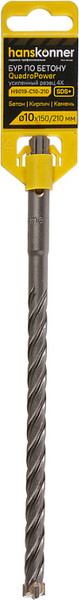 Бур Hanskonner Quadro power / H9019-C10-210 - фото