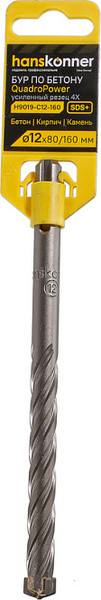 Бур Hanskonner Quadro power / H9019-C12-160 - фото