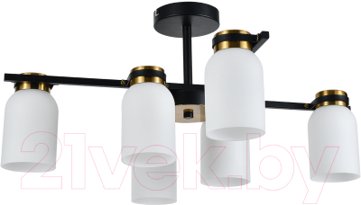 Люстра ESCADA 1151/6P (черный/латунь)