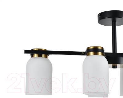 Люстра ESCADA 1151/6P (черный/латунь)