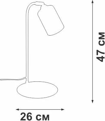 Настольная лампа Vitaluce V2710-1/1L