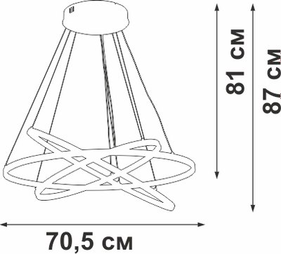 Люстра Vitaluce V2516DT-8/3S