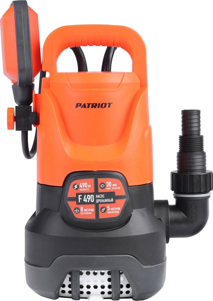 Дренажный насос PATRIOT F 490 - фото
