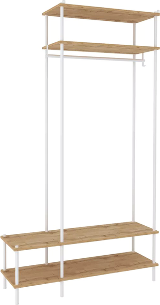 Секция в прихожую ЗМИ НеШкаф / ПРНШ44 (белый) - фото