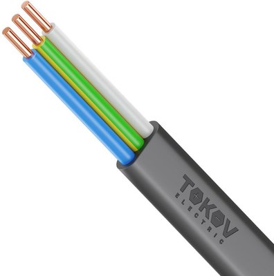 Кабель силовой Tokov Electric ВВГ-Пнг(А)-LS 3x2.5 ОК N PE / УТ000028391 - фото