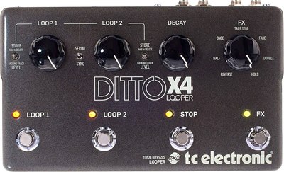 Педаль электрогитарная TC Electronic Ditto x4 Looper - фото