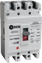 Выключатель автоматический ЭКМ ВА 125-N-063-УХЛ3-3Р ВА57-33 63А / 334376 - фото