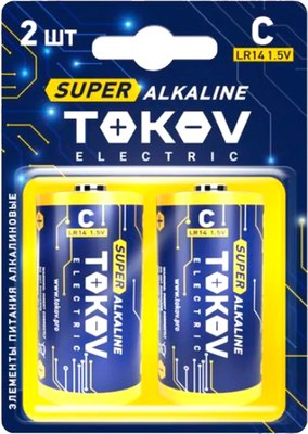 Комплект батареек Tokov Electric С/LR14 TKE-ALS-LR14/B2 - фото