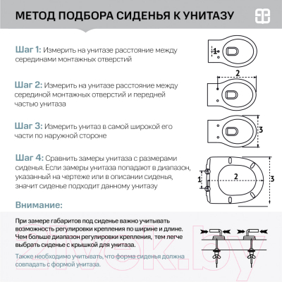 Сиденье для унитаза Berges Family PP / 025904