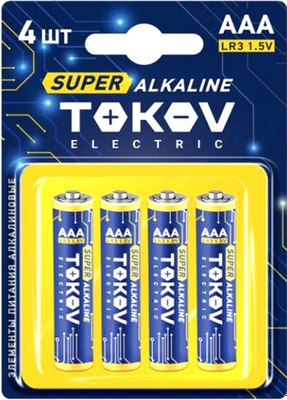 Комплект батареек Tokov Electric AAA/LR03 TKE-ALS-LR3/B4 - фото