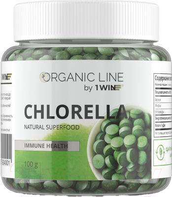Пищевая добавка 1WIN Хлорелла в таблетках - фото