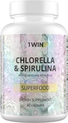 Пищевая добавка 1WIN С суперфудом, спирулином и хлореллом - фото