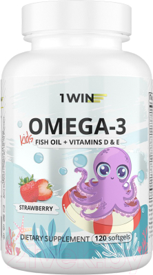 Мультивитаминный комплекс 1WIN Детский Омега 3 с витамином D и E - фото