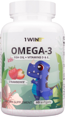 Мультивитаминный комплекс 1WIN Детский Омега 3 с витамином D и E - фото