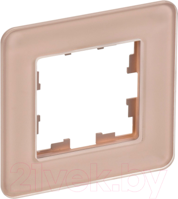 Рамка для выключателей и розеток IEK Brite BR-M12-G-41-K97 - фото