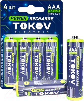 Комплект аккумуляторов Tokov Electric AAA/HR03 TKE-NMA-HR03/B4 - фото