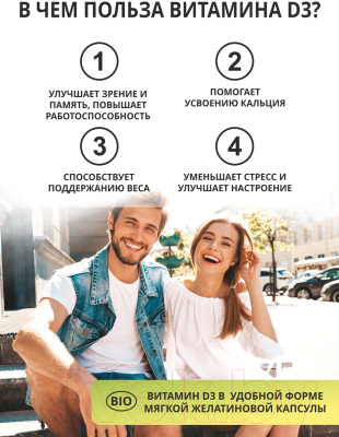 Витамин 1WIN D3 5000 ME