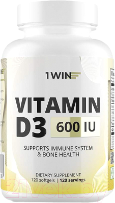 Витамин 1WIN Витамин D3 600 ME - фото