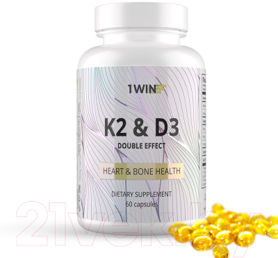 Мультивитаминный комплекс 1WIN К2 и Д3