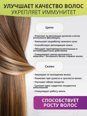 Комплексная пищевая добавка 1WIN Hair Growth Complex