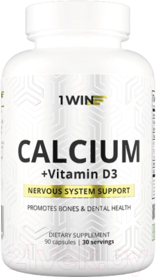 Витаминно-минеральный комплекс 1WIN Кальций и витамин D - фото