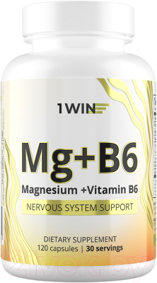 Витаминно-минеральный комплекс 1WIN Магний и витамин В6 - фото