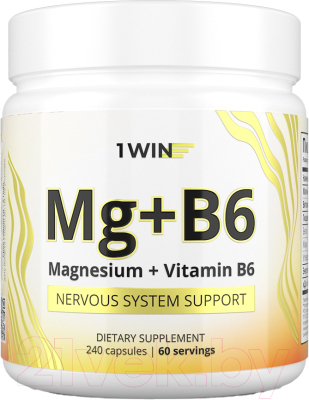 Витаминно-минеральный комплекс 1WIN Магний и витамин В6 - фото