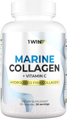 Коллаген 1WIN Морской в капсулах с витамином С - фото