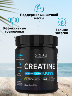 Креатин SOLAB Моногидрат