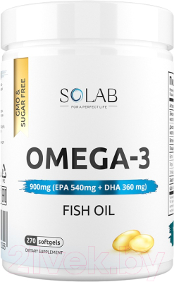Жирные кислоты SOLAB Omega-3 - фото