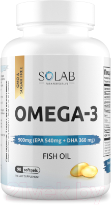 Жирные кислоты SOLAB Omega-3 - фото