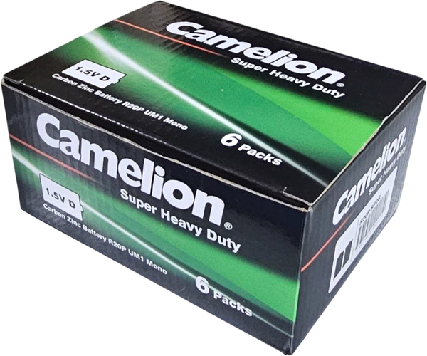 Комплект батареек Camelion D/R20 R20P-SP2G SR-2 / 1662 - фото