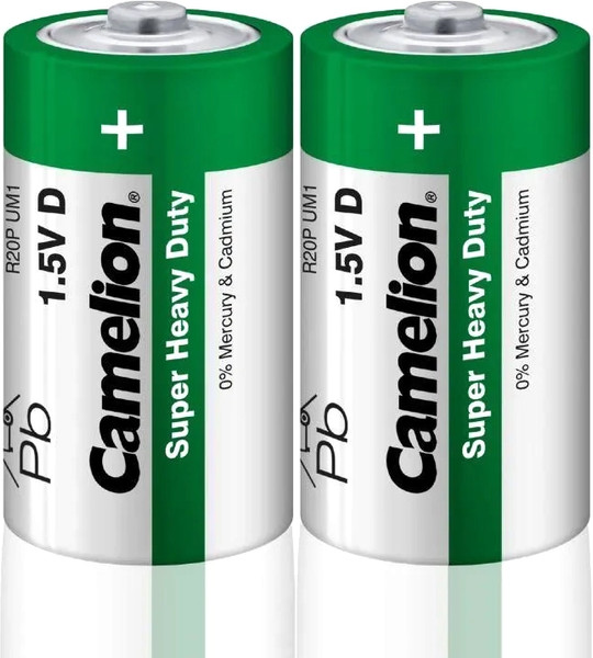 Комплект батареек Camelion D/R20 R20P-SP2G SR-2 / 1662