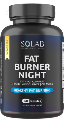 Жиросжигатель SOLAB Fat Burner Night - фото