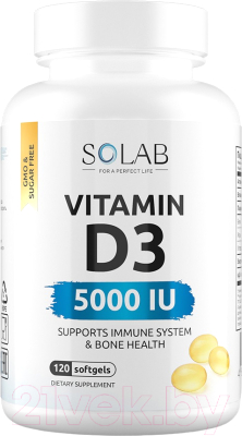 Витамин SOLAB D3 5000 ME - фото