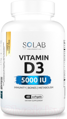 Витамин SOLAB D3 5000 ME - фото
