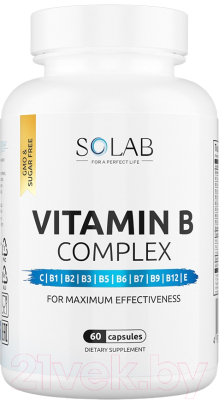 Мультивитаминный комплекс SOLAB Витамины группы В - фото