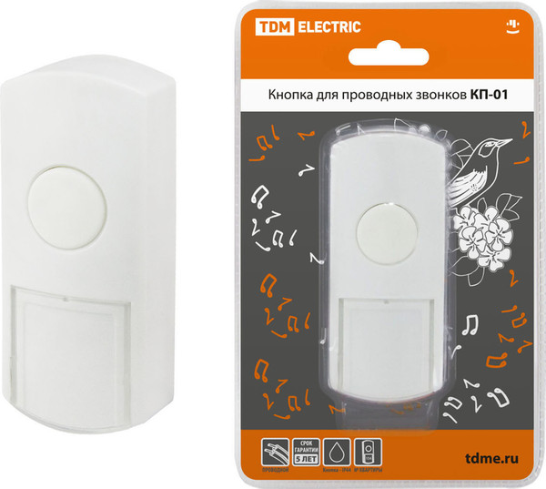 Кнопка звонка TDM SQ1901-0019