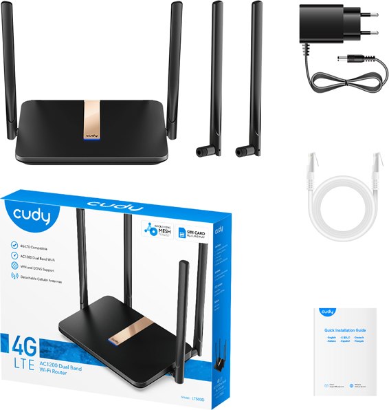 Беспроводной маршрутизатор Cudy LT500D