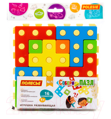 Конструктор Полесье Собери пазл №1 / 93936