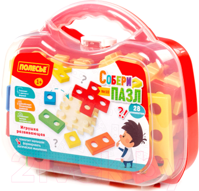 Конструктор Полесье Собери пазл №10 / 94766 - фото