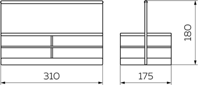 Корзина Lemax LB-1 WT