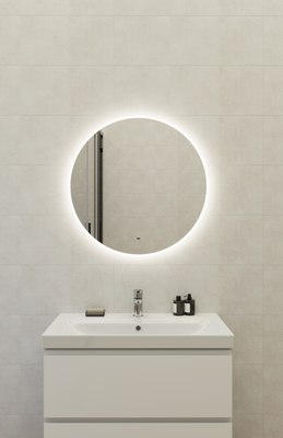 Зеркало Cersanit Eclipse Fusion 72x72 / 64810 (с подсветкой)