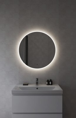 Зеркало Cersanit Eclipse Fusion 72x72 / 64810 (с подсветкой)