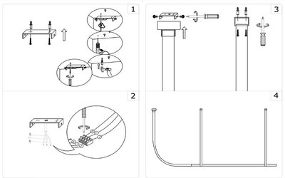 Потолочный светильник Kinklight Элара 08461-120.19 (черный)