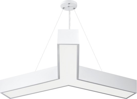 Потолочный светильник ЭРА Geometria Igrek SPO-143-W-40K-056 / Б0050570 - фото